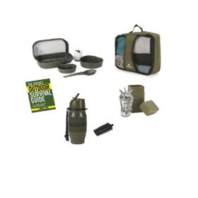 Snugpak Survival 5 Piece Camp Set in Carrying Case- Olive
